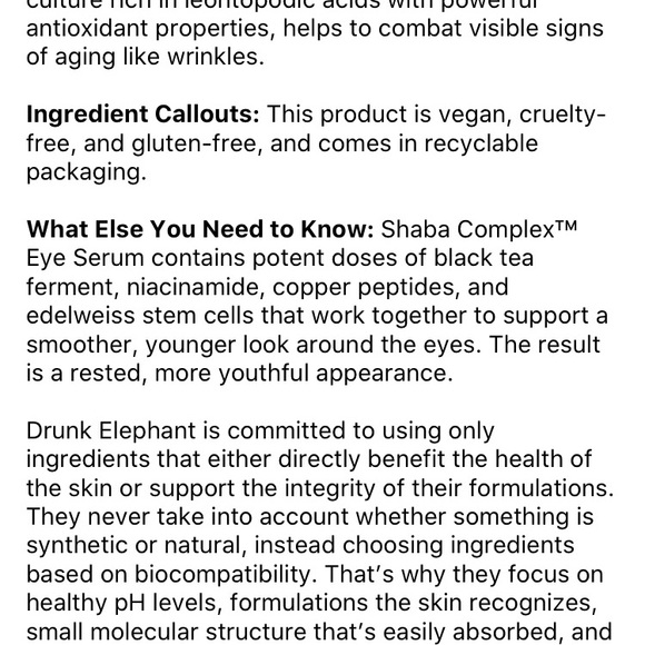 Drunk elephant eye cream NWOT - Picture 5 of 6